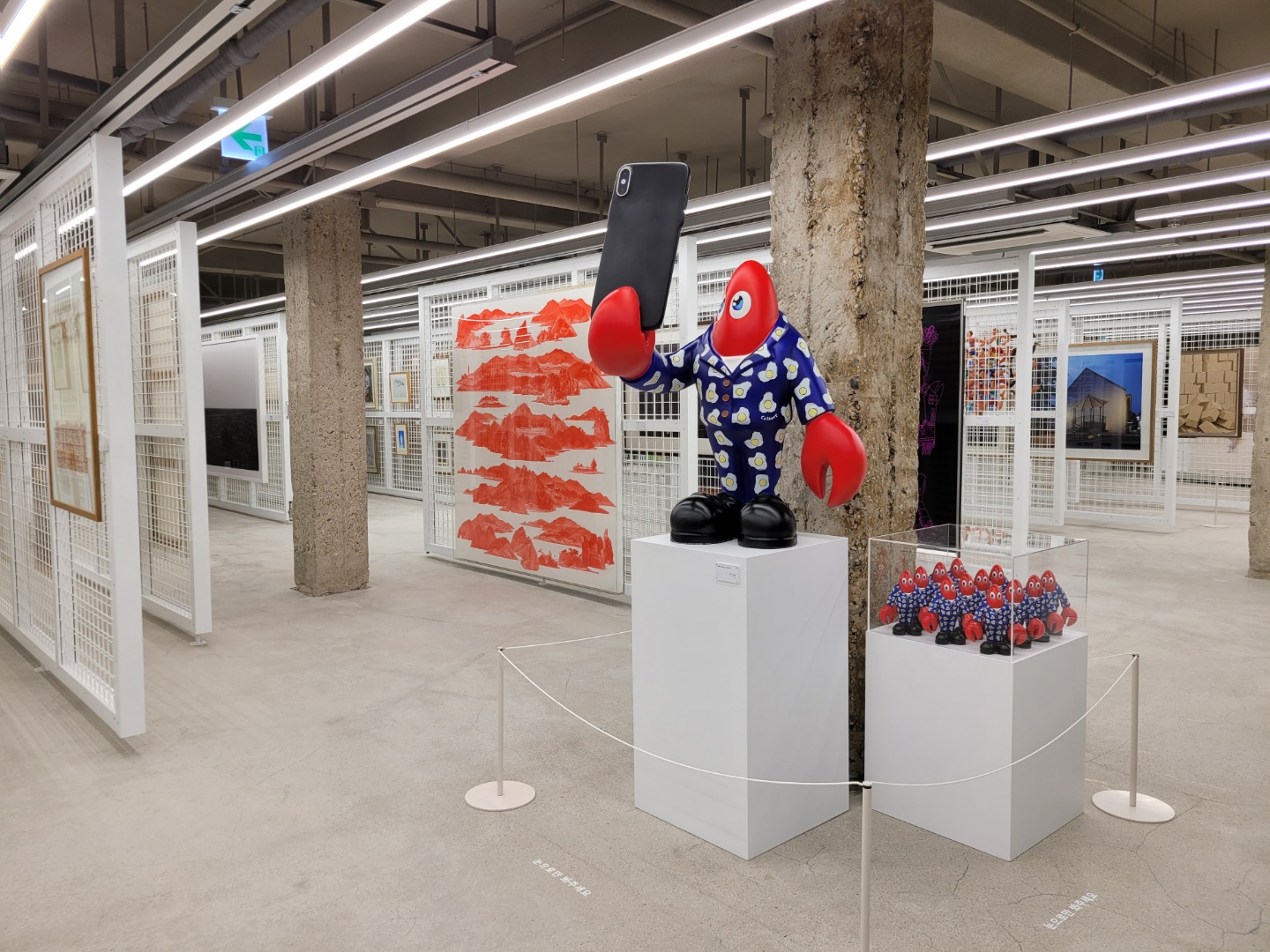 하나은행 H.art1  <마음과 마음이 맞닿는 순간> 전시 설치